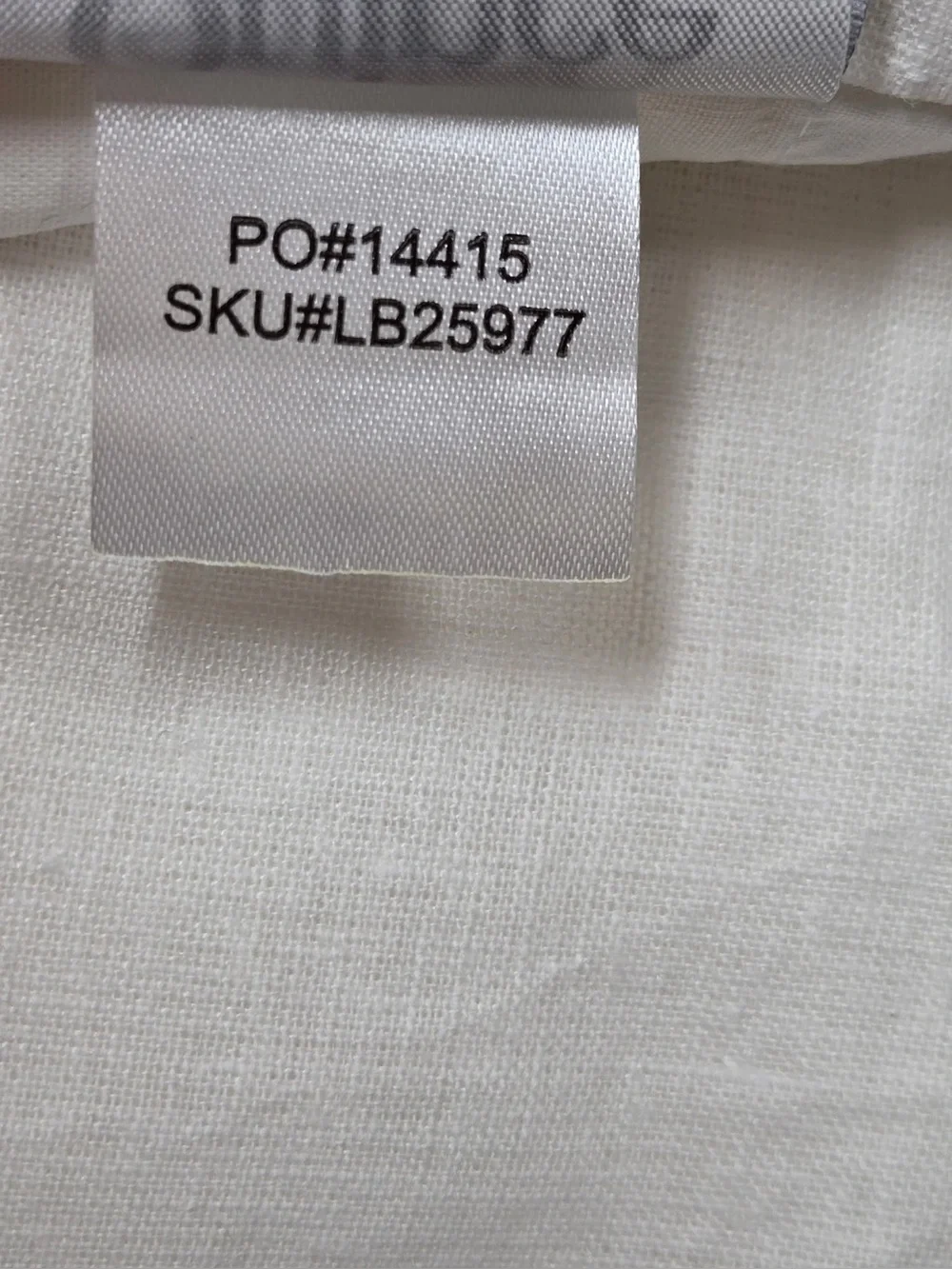 NWT QUINCE Set Of 2 48x84 European Linen Curtains White Light Filtering 0508